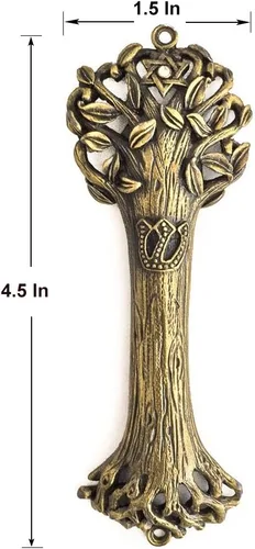 Vista 2 de Creative Judaica Bless This House, Árbol de la Vida - Estuche Mezuzah