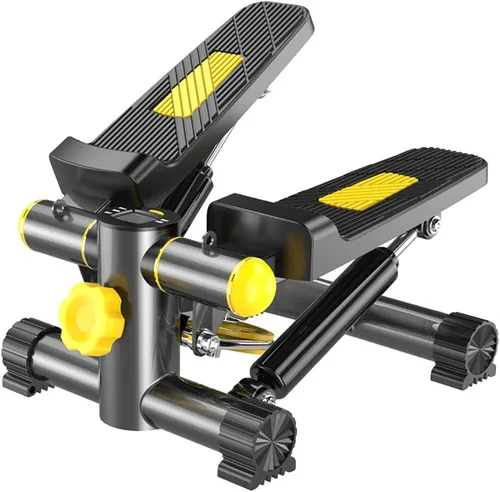 Vista 2 de Mini Multifunction Stepper Exercise Equipment Burn Calories Step Machine Health Fitness Aerobic Exercise with Resistance Bands