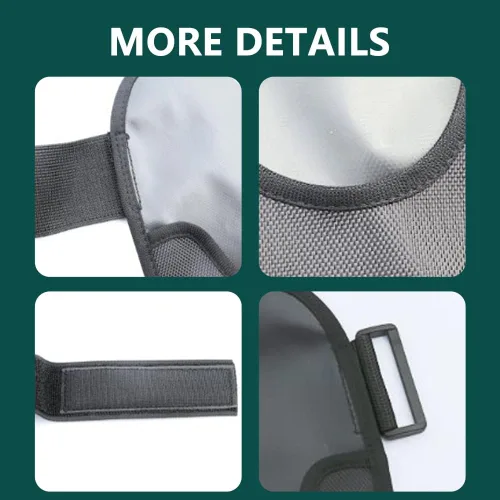 Vista 4 de Funda para bolsa de ostomía, funda universal para estoma con banda de fijación ajustable, bolsa impermeable para ostomía, cinturón de soporte