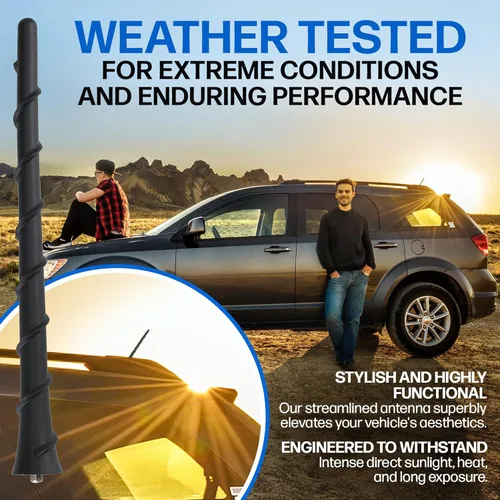 Vista 7 de Antena para Dodge Avenger, Dart, Durango, Journey, Nitro Fiat 500 Jeep Compass, Cherokee, Grand Cherokee, Liberty, Renegade Chrysler 200