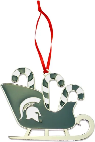 Vista 13 de Adorno navideño de trineo de bastón de caramelo de Florida Gators