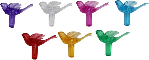 Creative Hobbies® Luces de repuesto para árbol de cerámica, adornos de paloma de pájaro, multicolor, paquete de 100 piezas