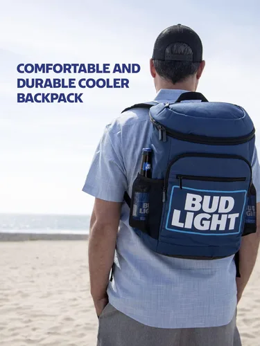 Vista 5 de Mochila térmica de cerveza aislada de 21 litros a prueba de fugas, enfriador suave para playa, camping, senderismo, picnic