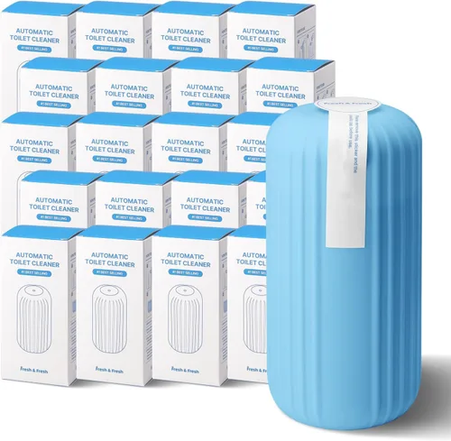 Vista 23 de Fresh & Fresh Limpiadores automáticos para inodoros – 3 botellas (hasta 2500 descargas/botella), limpiador comercial y residencial de 3 a 4 meses