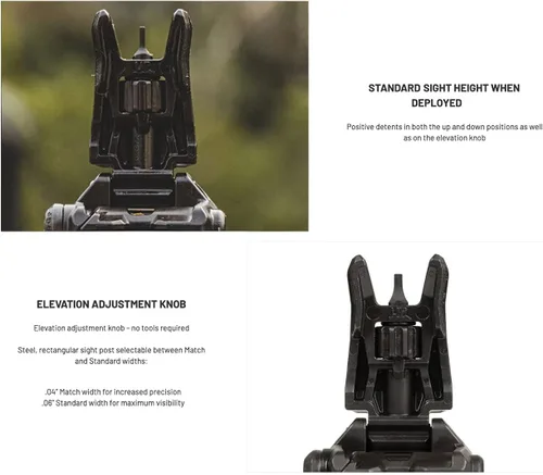 Vista 6 de Magpul MBUS PRO Miras de reserva de acero