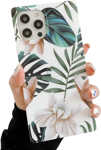Vista 57 de KERZZIL Elegante Funda con Concha de Madre Perla para Niña Compatible con iPhone 14 de 6.1 Pulgadas, Funda Rectángulo con Borde, Elegante y delgada
