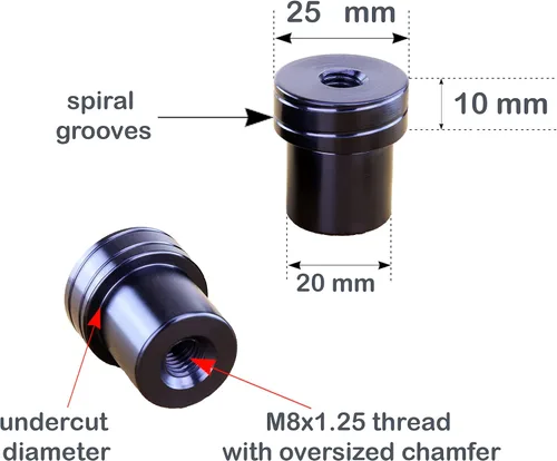 Vista 3 de Perros de banco de precisión de 0.787 in para Festool MFT y similares (perros estándar)