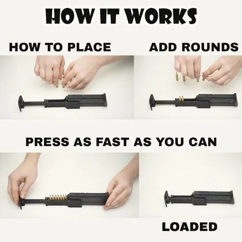 Vista 2 de Cargador de velocidad de cargador RAEIND para pistola FN Five-Seve, original y (elige tu cargador)