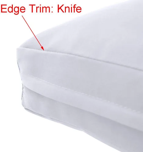 Vista 7 de Style4 AD101 tamaño completo 5 piezas borde de cuchillo al aire libre sofá colchón almohada almohada bajera solo cubierta