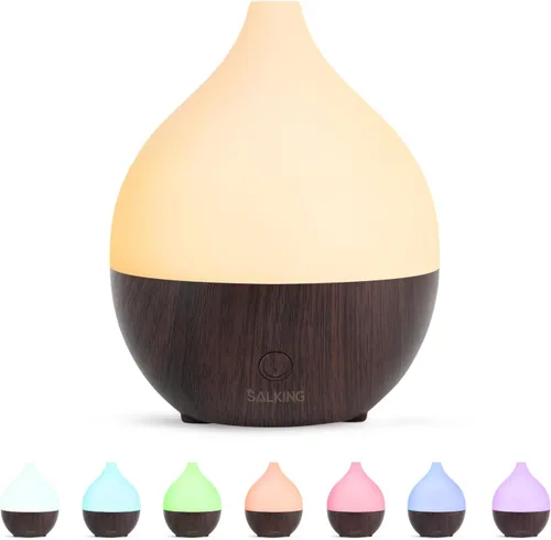 Vista 14 de SALKING Difusor de Aceites Esenciales, Difusor de Aromaterapia Pequeño de 100ml con Función de Apagado Automático, Difusores Ultrasónicos