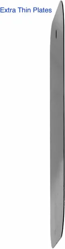 Vista 6 de Placa de metal para soporte con adhesivo para soporte magnético sin soporte de WixGear - Paquete de 4, 2 rectangulares y 2 redondas