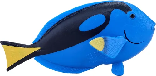 Vista 3 de MOJO Blue Tang - Figura pintada a mano con réplica de juguete de vida silvestre internacional realista