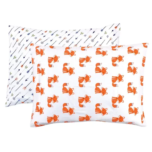 Vista 57 de Hudson Baby Funda de almohada unisex de algodón para bebé, Animal Adventure, talla única