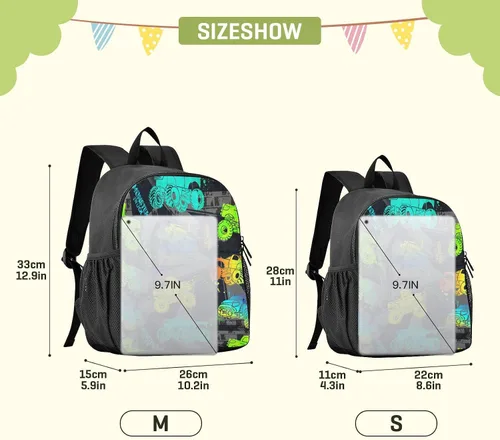 Vista 3 de Mochila de Dinosaurio para Niños Pequeños Sletend - Mochila Mini Impermeable para Niños/Niñas, #01