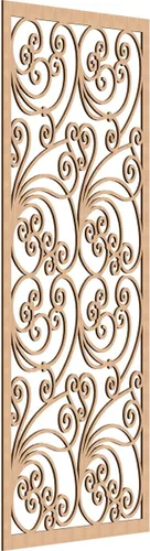 Vista 64 de Ekena Millwork WALW10X25X0250MALBI Marilla Paneles de pared decorativos de madera con calado, 9 3/8 pulgadas de ancho x 24 3/8 pulgadas de alto