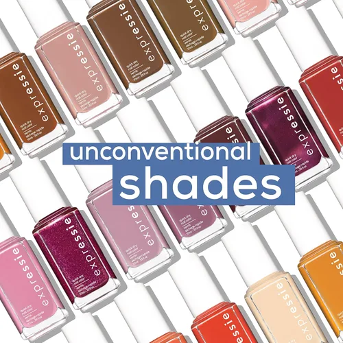 Vista 7 de essie Expressie Esmalte de uñas de secado rápido, fórmula vegana, rosa, verde, rosa y verde, vegano sin 8, 1 kit