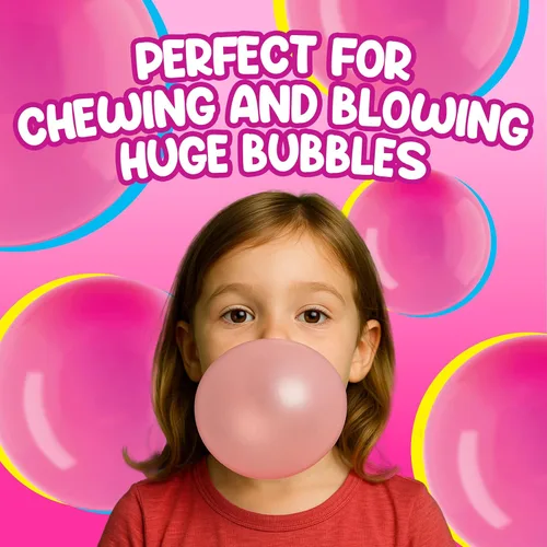 Vista 3 de Goma de mascar Bubblicious de sandía, 18 paquetes de 5 unidades (90 unidades en total)