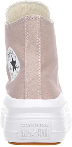 Vista 5 de Converse Chuck Taylor All Star Move - Tenis deportivos unisex con plataforma alta, masilla pálidablanco