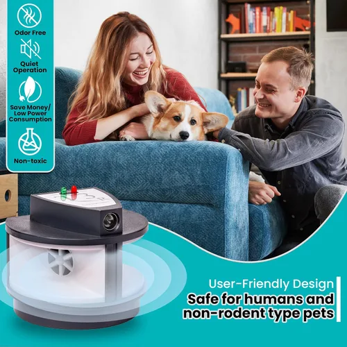 Vista 6 de Repelente de roedores T3-R de triple impacto para ratones, ratas y roedores