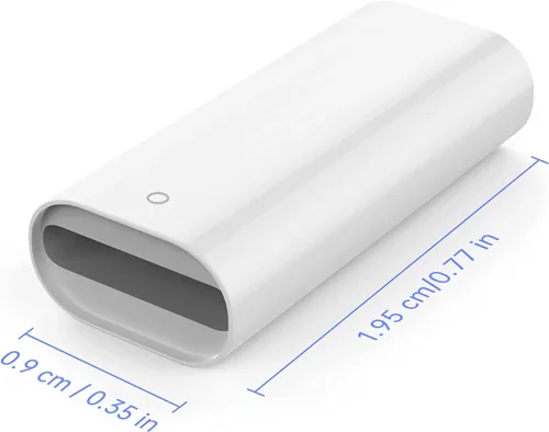 Vista 6 de Adaptador de cargador compatible con Apple Pencil de 1ª generación, conector de carga hembra a hembra para iPad Pen 1ª generación, paquete de 2