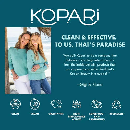 Vista 6 de Kopari PURE PROTECT Protector solar 100% mineral en barra SPF 50+ Protector solar transparente de óxido de zinc facial y corporal con aceite
