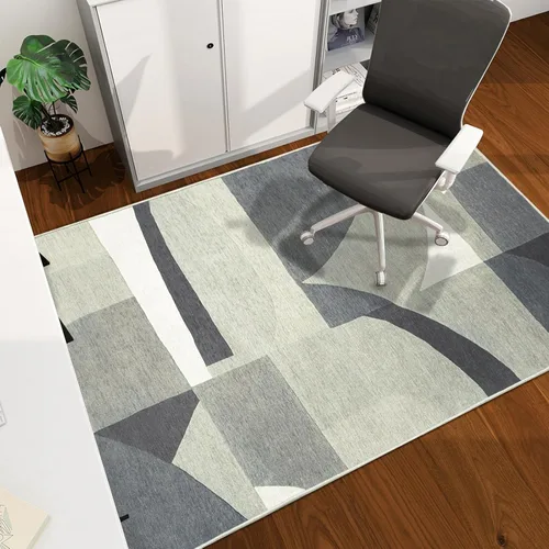 Vista 55 de Tapete para silla de oficina para suelo de madera dura, 48"x36" tapete protector de escritorio de computadora de fácil deslizamiento para silla