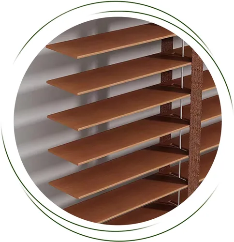 Vista 18 de Persianas venecianas de madera para ventanas, persianas interiores, persianas venecianas opacas, cortinas de ventana de madera maciza, cortinas