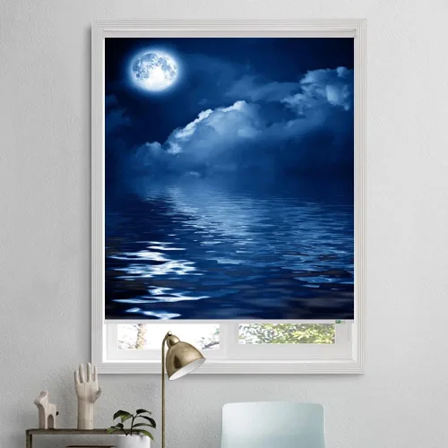 Vista 14 de ZSHINE Persianas enrollables motorizadas con motor recargable, tela opaca completa, tamaño personalizado y compatible con fotos Alexa a través de Hub