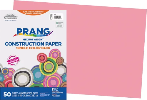 Vista 15 de Prang (anteriormente SunWorks) Papel de construcción, blanco brillante, 12 x 18 pulgadas, 50 hojas
