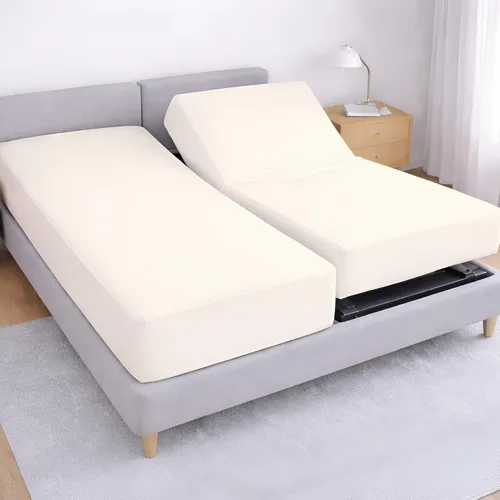 Vista 24 de Cottington Lane Sábana Bajera Individual de 1 Pieza, Calidad de Hotel Premium Microfibra Cepillada con Bolsillo Profundo de 15 Pulgadas, Ultra