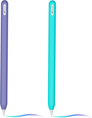 Vista 11 de Funda ultra delgada de silicona compatible con Apple Pencil de 2ª generación, funda protectora de silicona para iPad Pro de 11/12.9 pulgadas 2018