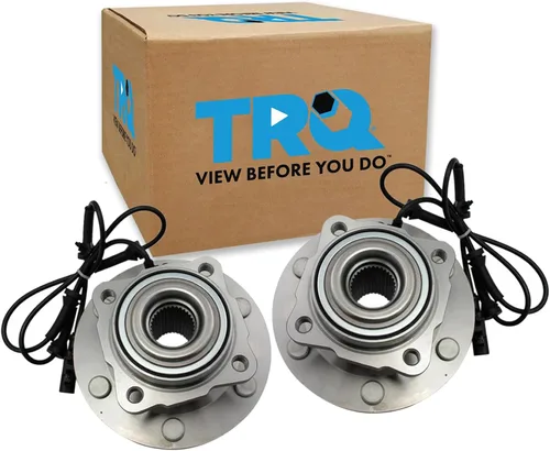 Vista 56 de Conjunto de rodamiento de rueda y buje TRQ para parte trasera izquierda y derecha, 2 piezas, compatible con Ford Expedition 2007-2010 y Lincoln