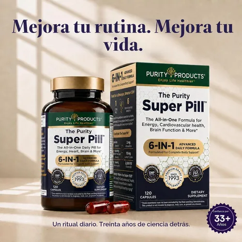 Vista 5 de Purity Products Super Pill - Multivitamínico de élite + aceite de krill +