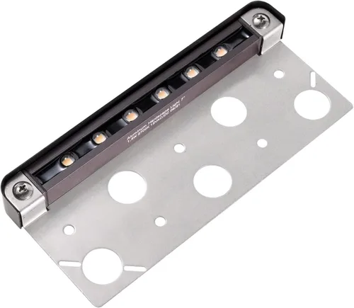 Vista 9 de Gardenreet Luz LED Hardscape de 13 pulgadas, luces de pared de contención, luz de paso de pavimentadora de 12V AC/DC, carcasa de aluminio fundido