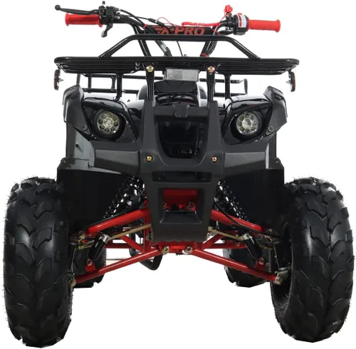Vista 3 de X-PRO - Cuatrimoto de 150cc con luces LED y neumáticos grandes de 41cm. (Color negro, paquete de fábrica)