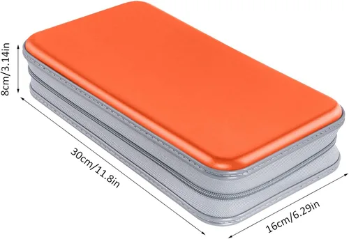Vista 18 de Cartera, estuche, caja resistente para CD/DVD (capacidad para 80 CD/DVD)