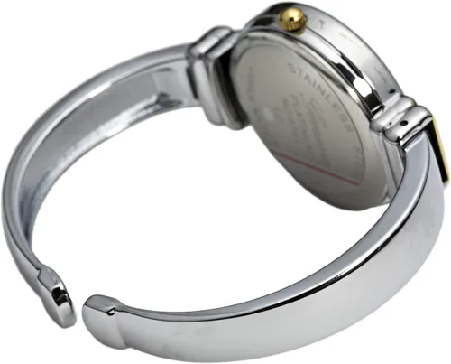 Vista 8 de 2Tone Metal Band Slim Case - Reloj de pulsera para mujer, Movimiento de cuarzo