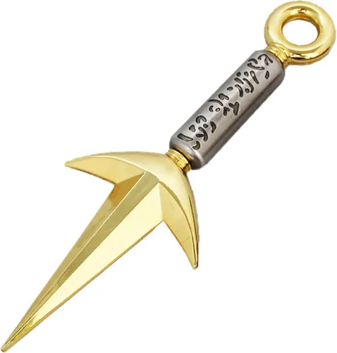 Kunai - Cuchillo unisex con espada de metal, para cosplay, manualidades, modelo, llavero, colección de adornos, juguetes de regalo, 9.4 pulgadas,