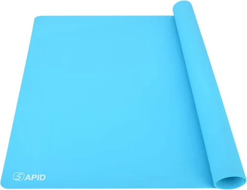 Vista 8 de SAPID - Lámina de silicona extragrande para manualidades, alfombrillas gruesas de silicona para fundición de joyas, alfombrilla de silicona