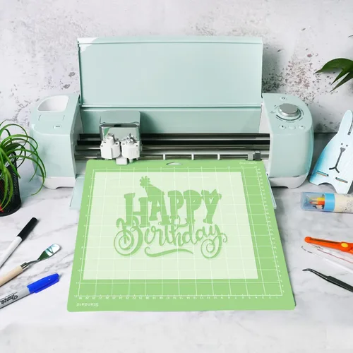 Vista 9 de Gwybkq Paquete de 12 alfombrillas de corte, compatibles con Cricut Maker 3/Maker/Explore 3/Air 2/Air/One, paquete de 12 – 8 tapetes de 12 x 12