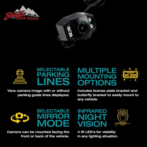 Vista 6 de Kit de repuesto de radio doble DIN para Jeep Wrangler JK (2007-2017) con arnés de interfaz, adaptador de antena, control del volante con kit