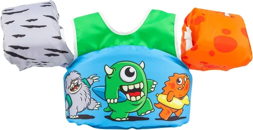 Vista 25 de Body Glove Paddle Pals - Chaleco salvavidas para niños aprobado por la Guardia Costera para aprender a nadar PFD