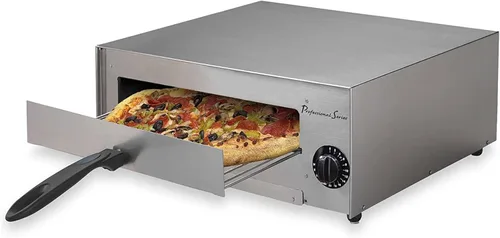 Vista 6 de Professional Series PS75891 - Horno de pizza y horno de aperitivos congelados, acero inoxidable