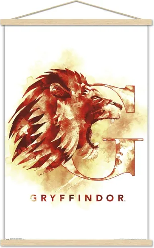 Vista 18 de Trends International Wizarding World: Harry Potter-Gryffindor - Póster de pared con logotipo de la casa ilustrada, 14.725 x 22.375 pulgadas, versión