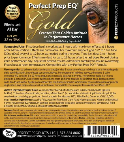 Vista 7 de Perfect Prep EQ Gold - 2.7 onzas (60 cc)