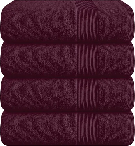 Vista 76 de Belizzi Home Set de 8 Toallas 100% Algodón Ring Spun, 2 Toallas de Baño 27x54, 2 Toallas de Mano 16x28 y 4 Toallitas 13x13 - Ultra Suave Altamente