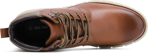 Vista 5 de Bruno Marc Botas chukka casuales con punta de casquillo para hombre 2.0