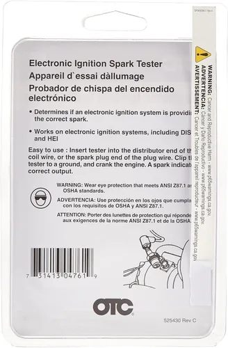 Vista 2 de OTC 6589 Probador de chispas de encendido electrónico blanco