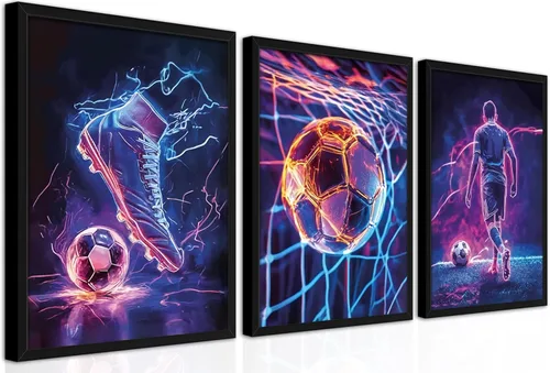 Vista 15 de BGFCE Arte de Lienzo de Pared para Gaming, Pinturas de Arte de Controlador de Juego con Salpicaduras de Tinta de Color, Pósteres para Estética