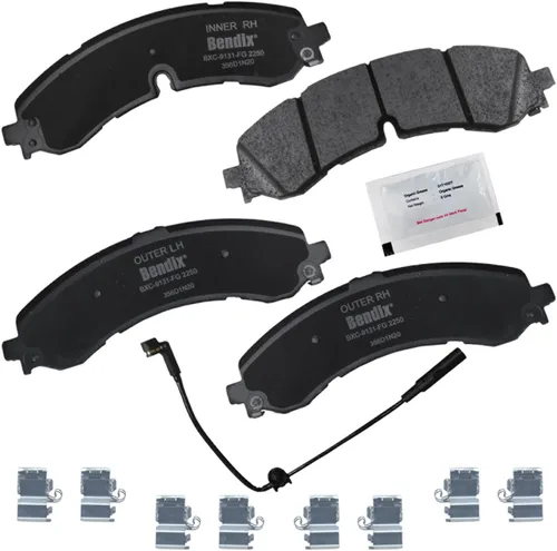 Vista 238 de Bendix Priority1 CFC154 - Juego de pastillas de freno de disco para Avanti II, Century, LeSabre, Regal, Riviera, chasis comercial, DeVille